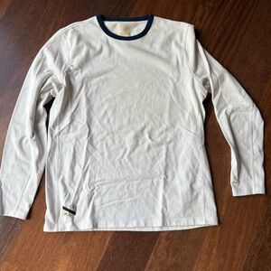 Men's White Long Sleeve Shirt